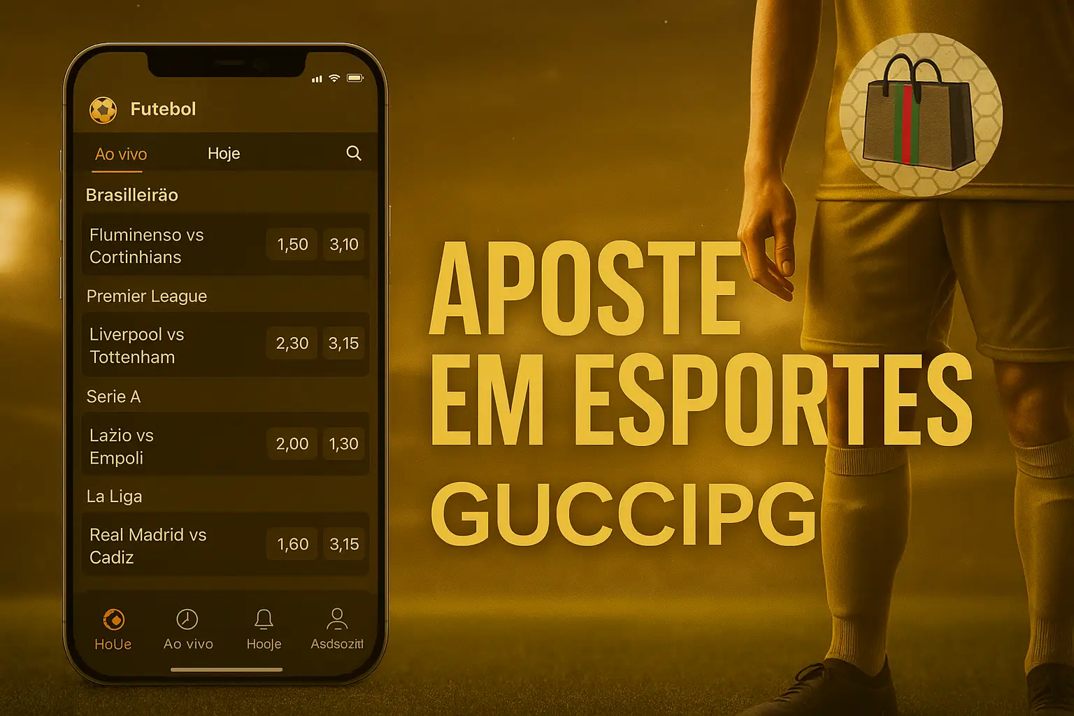 Apostas esportivas no cassino online GUCCIPG