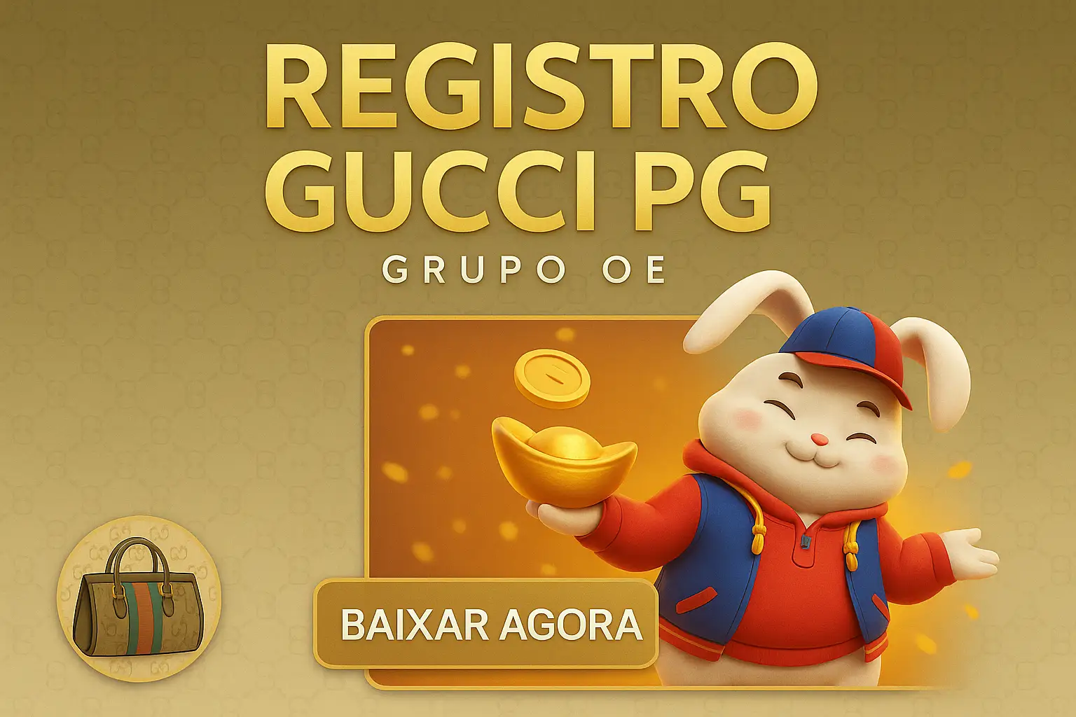 Criar uma nova Conta no plataforma GUCCIPG